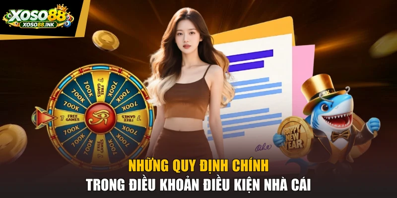 Những quy định chính trong điều khoản điều kiện nhà cái
